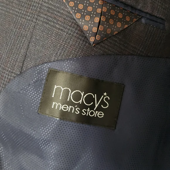 Men's Blazer - 50R - Michael Kors - Blue Plaid